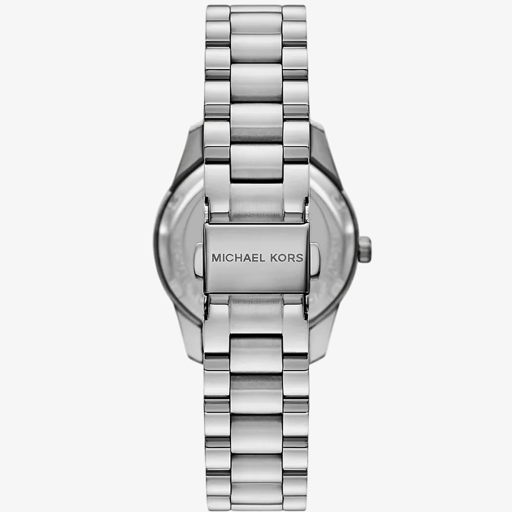Michael Kors Ladies Lexington Silver Chronograph Watch MK4979
