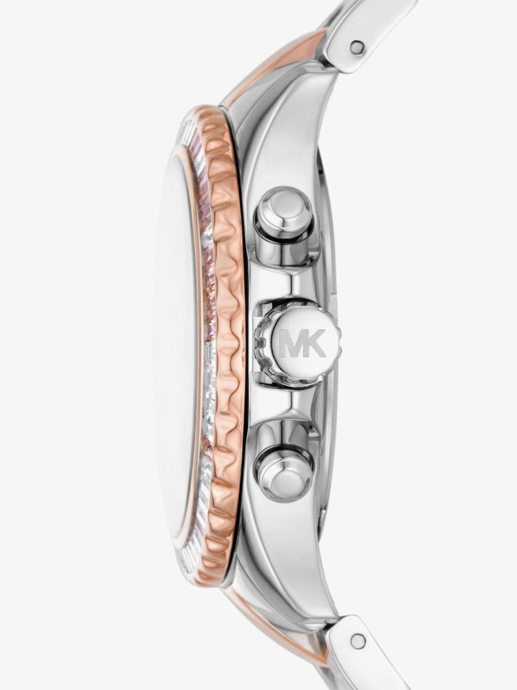 Michael Kors Ladies Everest Two Colour Rose gold Plated Watch MK7214
