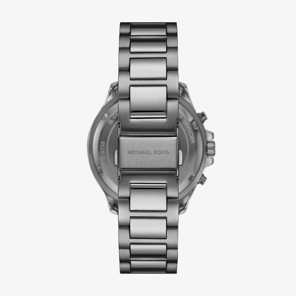 Michael Kors Mens Sage Blue Dial Grey Chronograph Watch MK9213