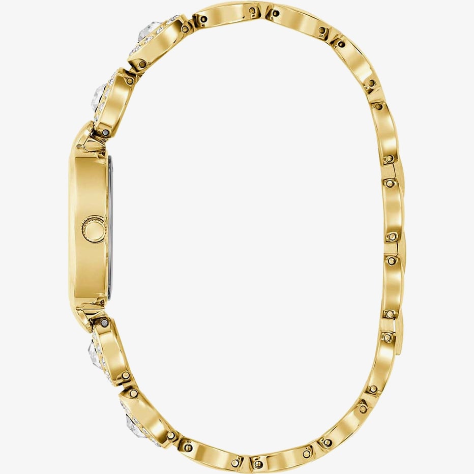 Guess Ladies Stardom Gold Tone Crystals Bracelet Watchh GW0757L2