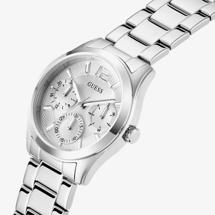 Guess Ladies Zoe Silver Watch GW0760L1