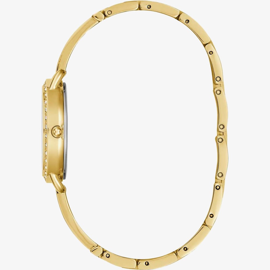 Guess Ladies Bellini Gold Tone Crystal Watch GW0022L2