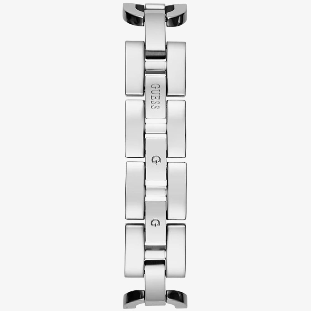 Guess Ladies Gia Silver G Shape Crystal Watch GW0683L1
