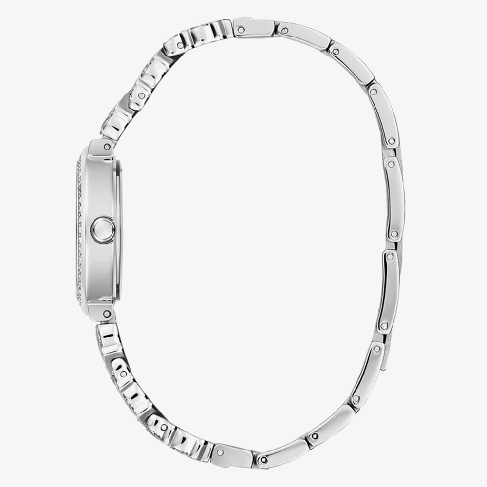 Guess Ladies Treasure Silver Crystal Watch GW0476L1