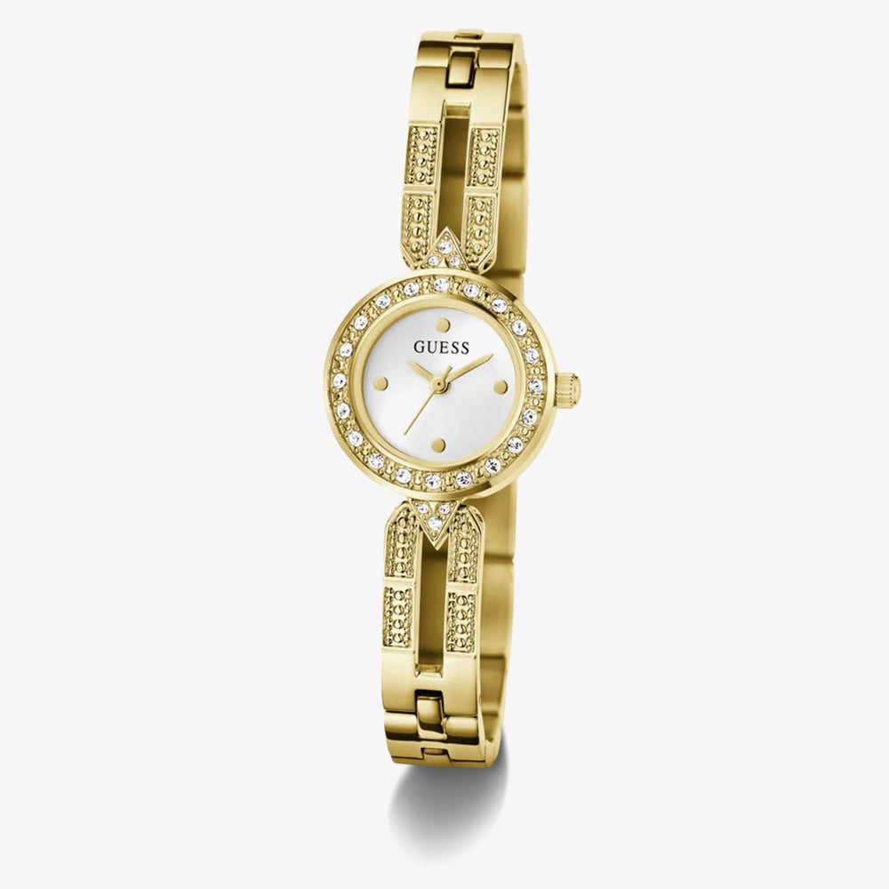 Guess Ladies Cassidy Gold Tone Bangle Watch GW1016L2