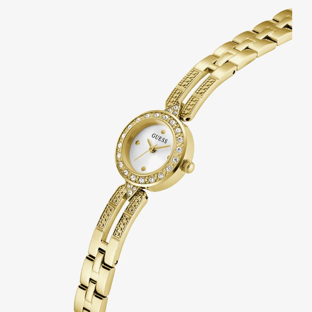 Guess Ladies Cassidy Gold Tone Bangle Watch GW1016L2