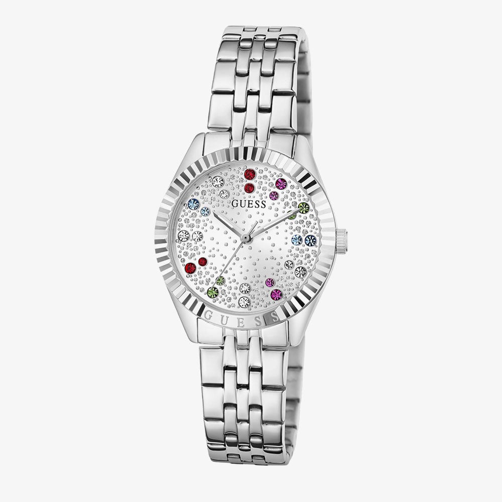 Guess Ladies Adelaide Silver Bracelet Watch GW1103L1