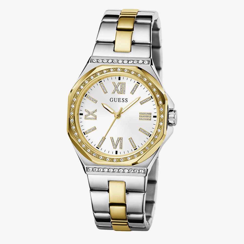 Guess Ladies Empress Two Tone Bracelet Watch GW1095L3