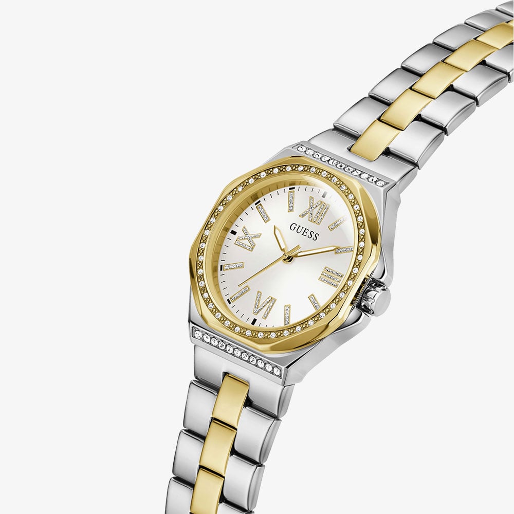 Guess Ladies Empress Two Tone Bracelet Watch GW1095L3