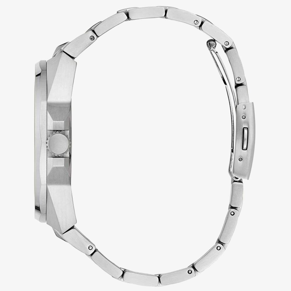 Guess Mens Dashboard Silver Black Dial Watch GW0798G1