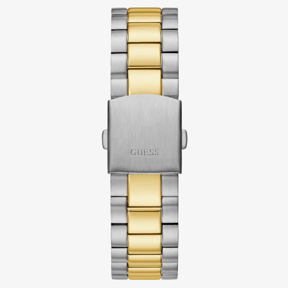 Guess Mens Connoisseur Two Tone Green Dial Watch GW0265G8