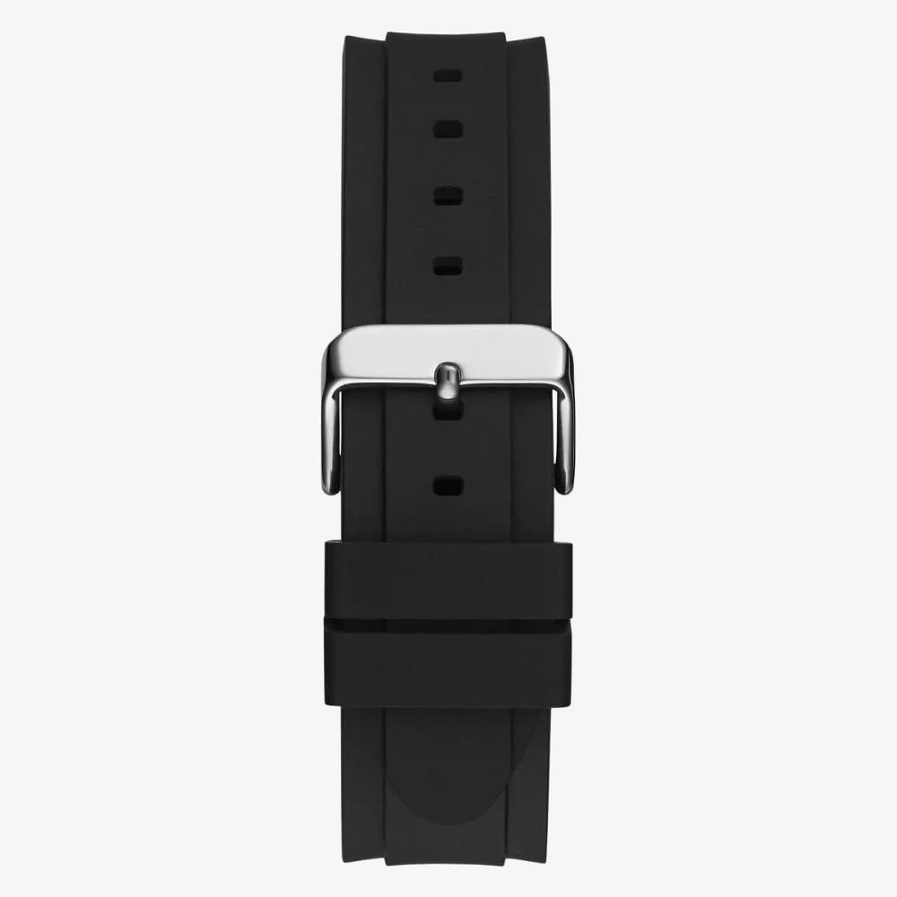 Guess Mens Parker Black Rubber Strap Watch GW0708G1