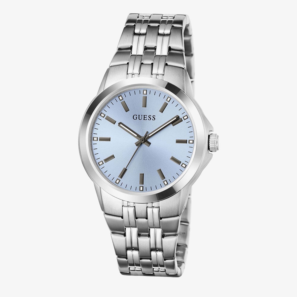 Guess Mens Archie Siver Braclet Watch GW1121G1
