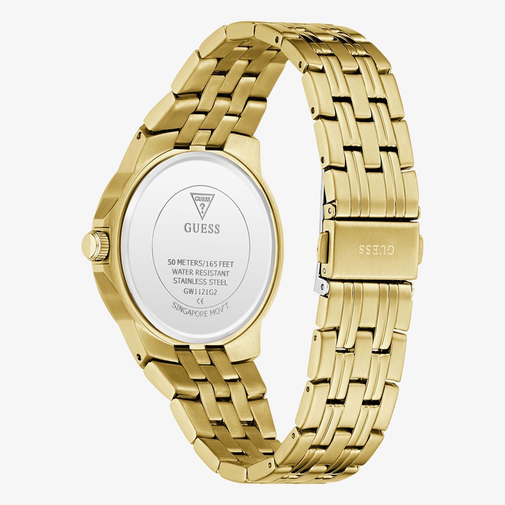 Guess Mens Archie Gold Bracelet Watch GW1121G2
