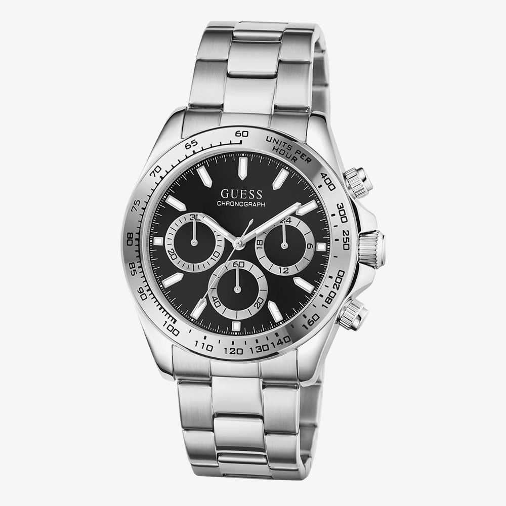 Guess Mens Arthur Silver Bracelet Watch GW1058G8