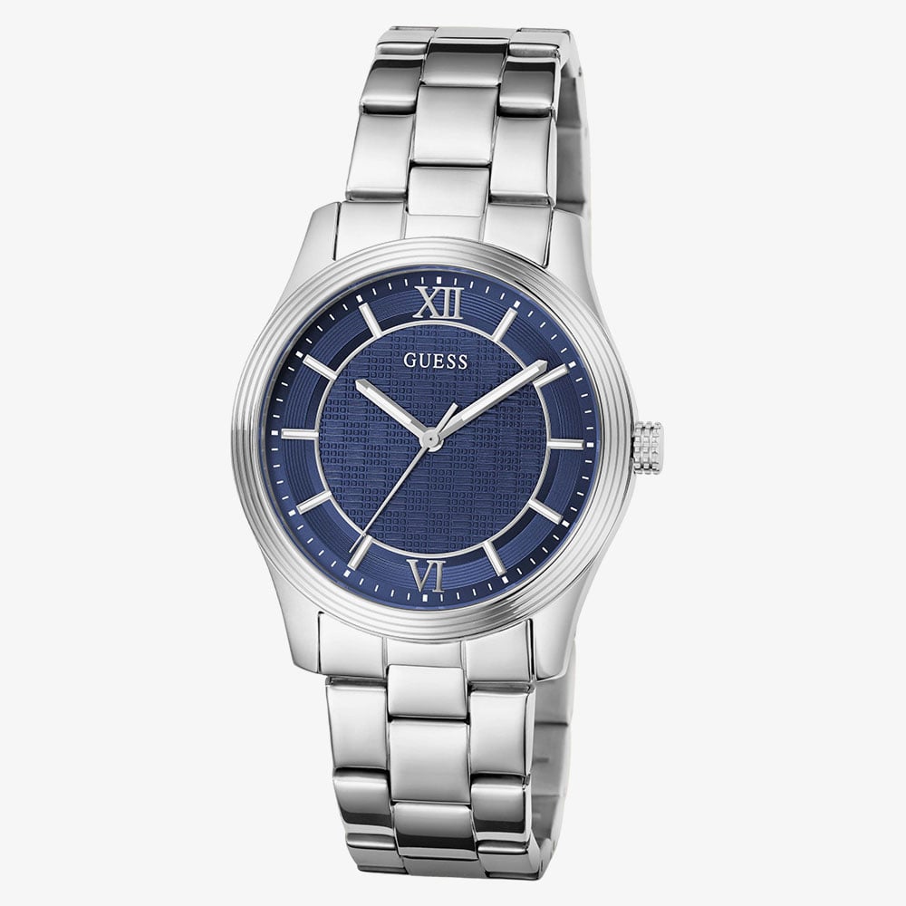 Guess Mens Quentin Silver Bracelet Watch GW1127G1