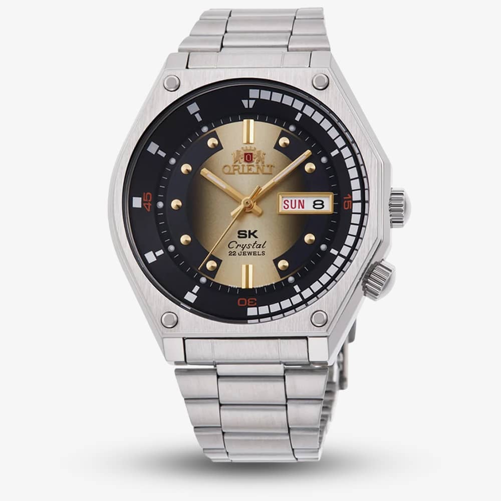 Orient Mens Neo 70's Revival Super King Diver Bracelet Watch RA-AA0B01G