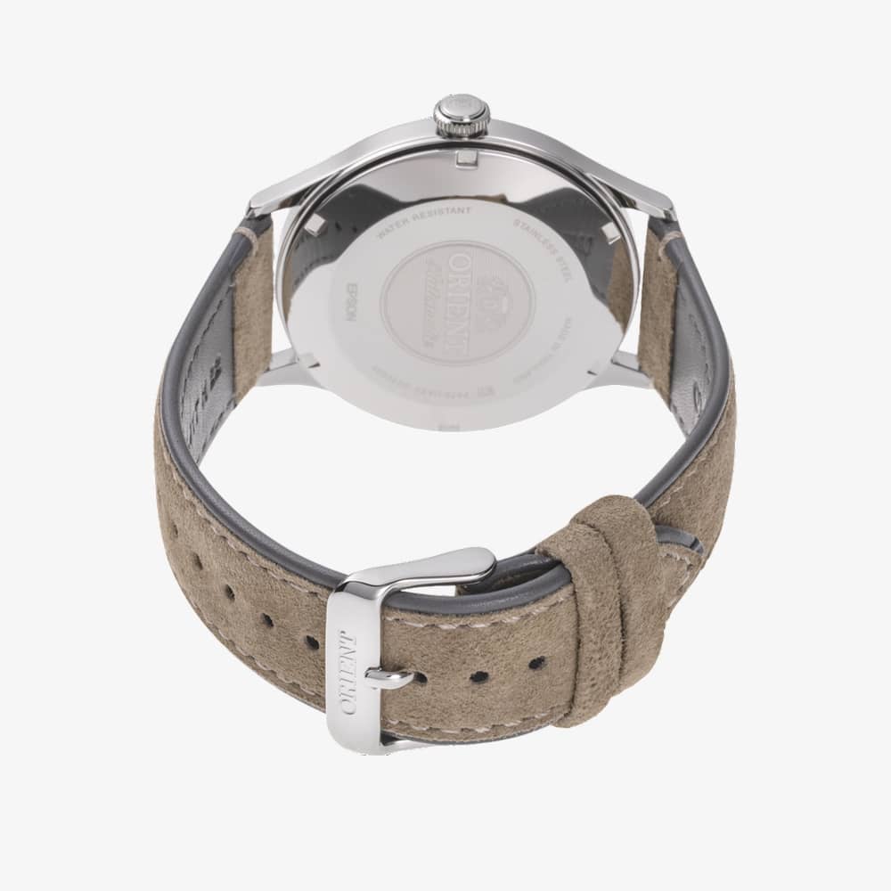 Orient Mens Bambino Blue Dial Leather Strap Watch RA-AC0P03L