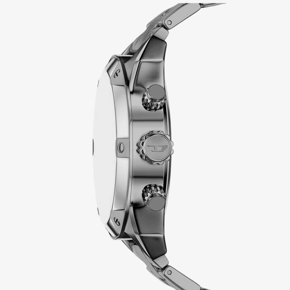 Diesel Mens Spiked Blue Chronograph Dial Bracelet Watch DZ4724