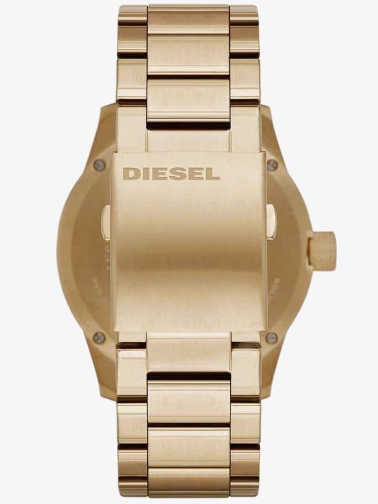 Diesel Mens Rasp Gold Tone Dial Bracelet Watch DZ1761