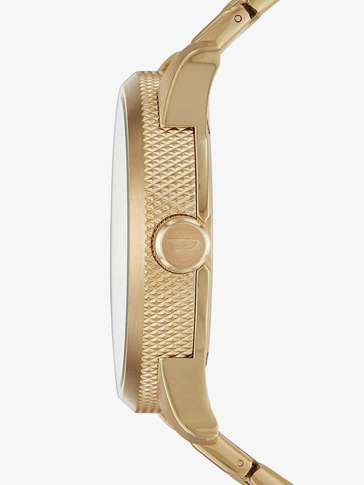 Diesel Mens Rasp Gold Tone Dial Bracelet Watch DZ1761