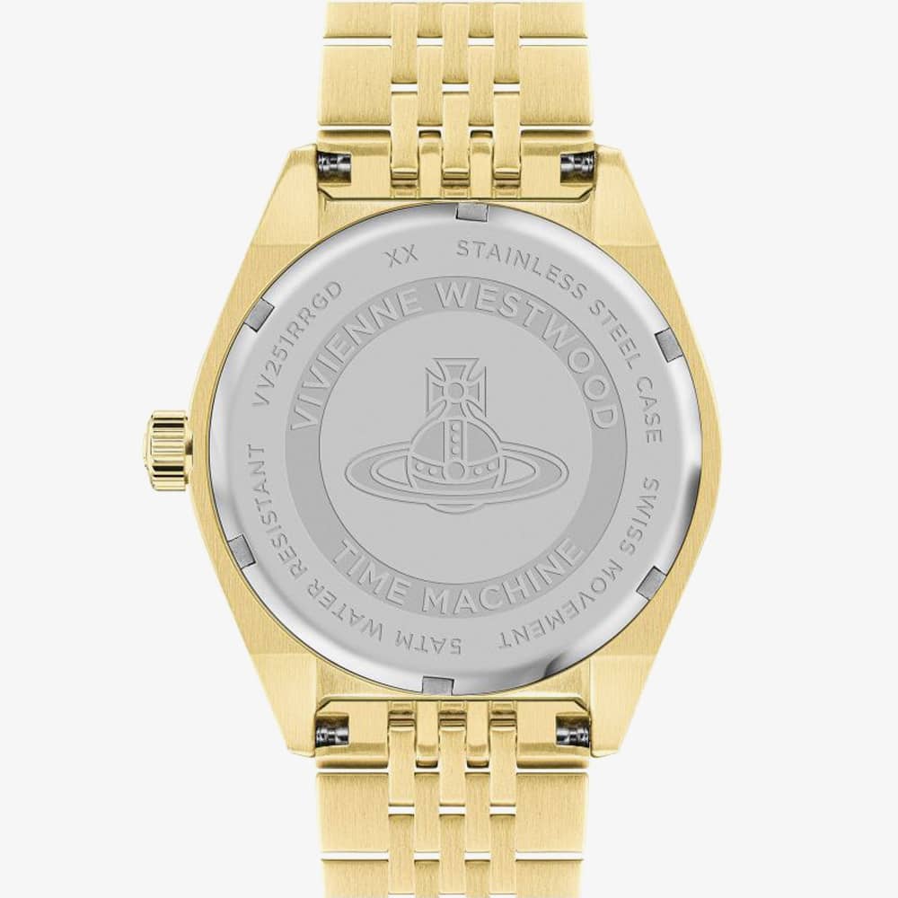 Vivienne Westwood Lady Sydenham Gold Plated Hot Pink Dial Watch VV251RRGD 