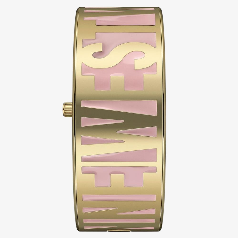Vivienne Westwood Ladies Belvoir Pink & Gold Bangle Watch VV325LPKGD