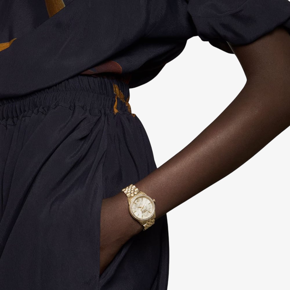 Vivienne Westwood Ladies Little Wallace Gold Watch VV327LCPGD