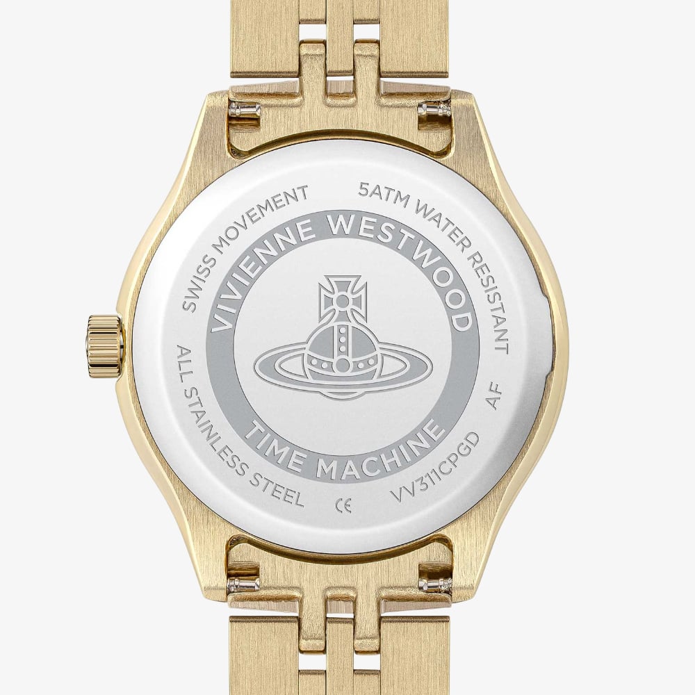Vivienne Westwood Ladies Little Camberwell Gold Watch VV311CPGD