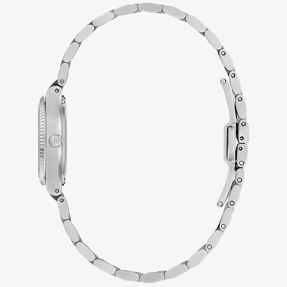 Bulova Ladies Super Seville Mini Silver Bracelet Watch 96L353