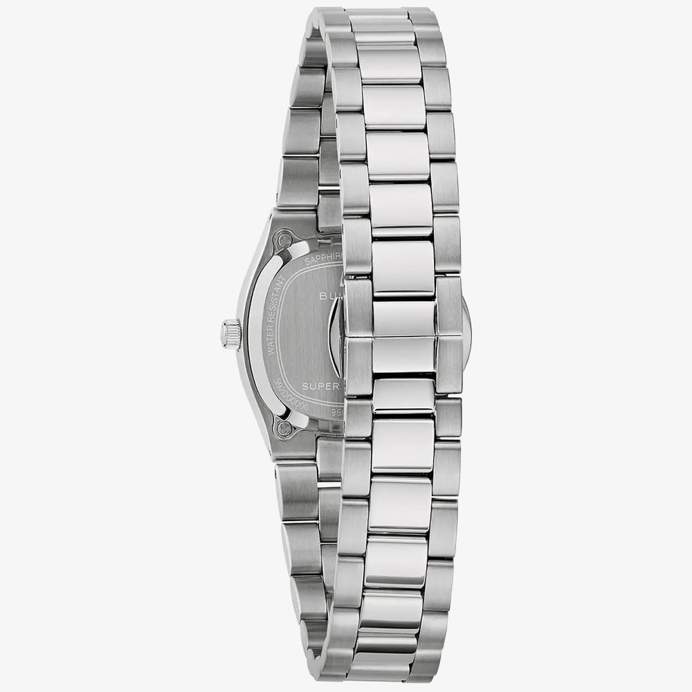 Bulova Ladies Super Seville Mini Silver Bracelet Watch 96L353