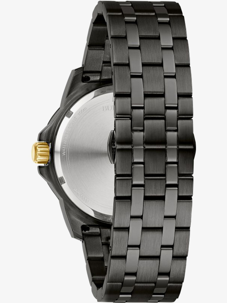 Bulova Mens Modern Millennia Black Automatic Watch 98A291