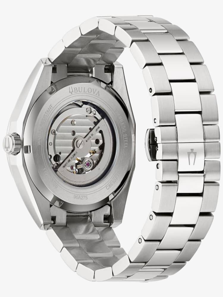 Bulova Mens Surveyor Expansion Blue Dial Automatic Watch 96A275