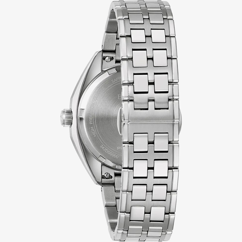 Bulova Mens Jet Star Red Dial Bracelet Watch 96B401
