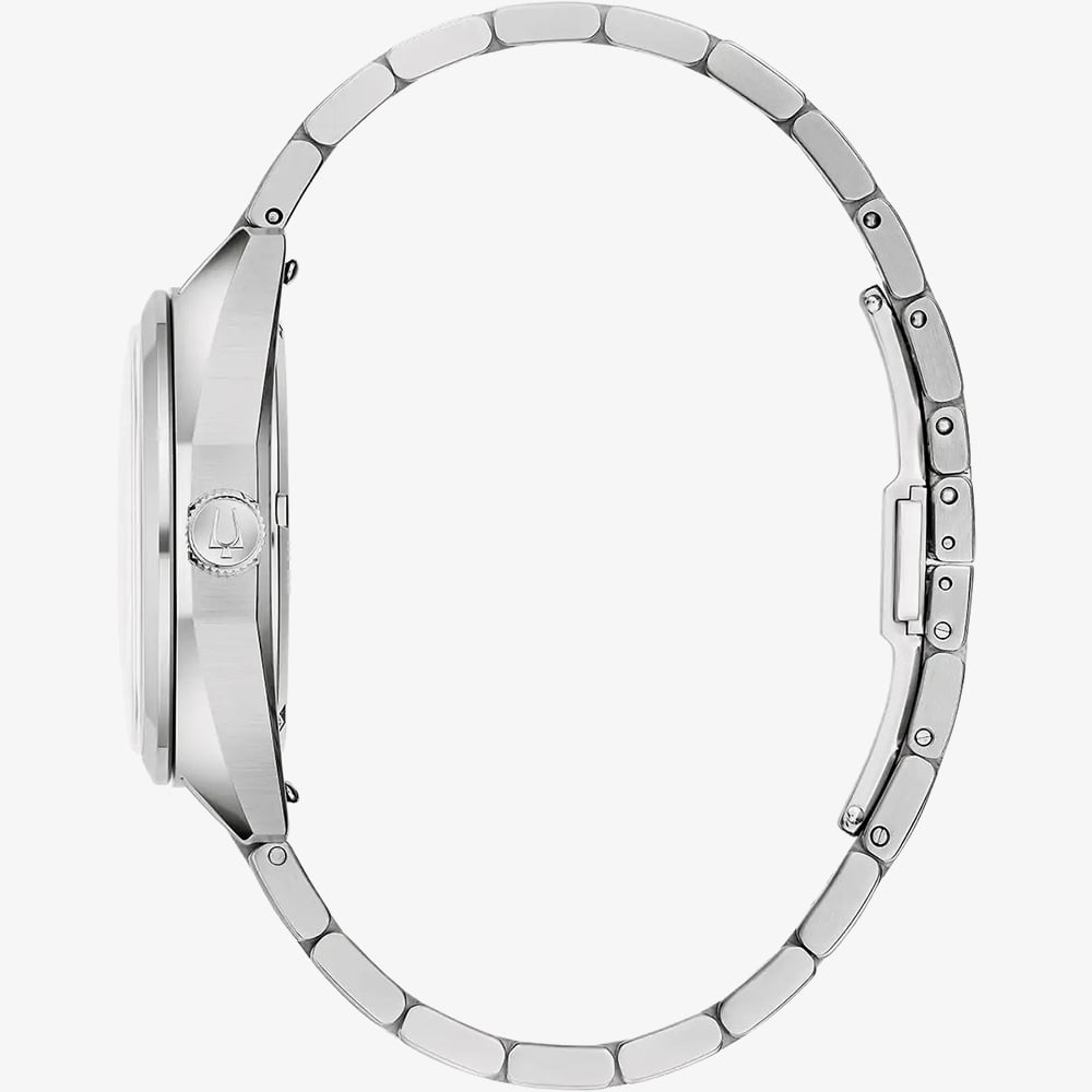 Bulova Mens Jet Star Grey Dial Stainless Steel Bracelet Watch 96B472