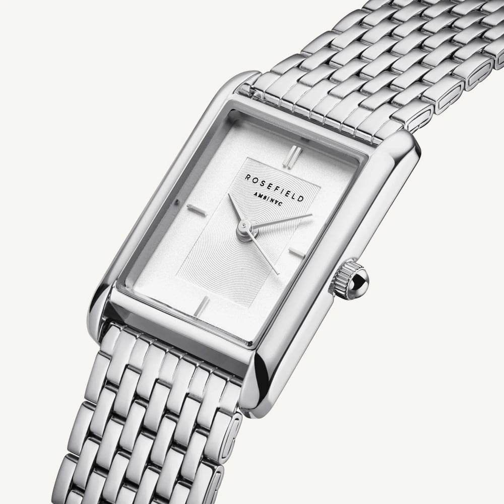 ROSEFIELD Ladies Heirloom White Dial Bracelet Watch HWSSS-H02