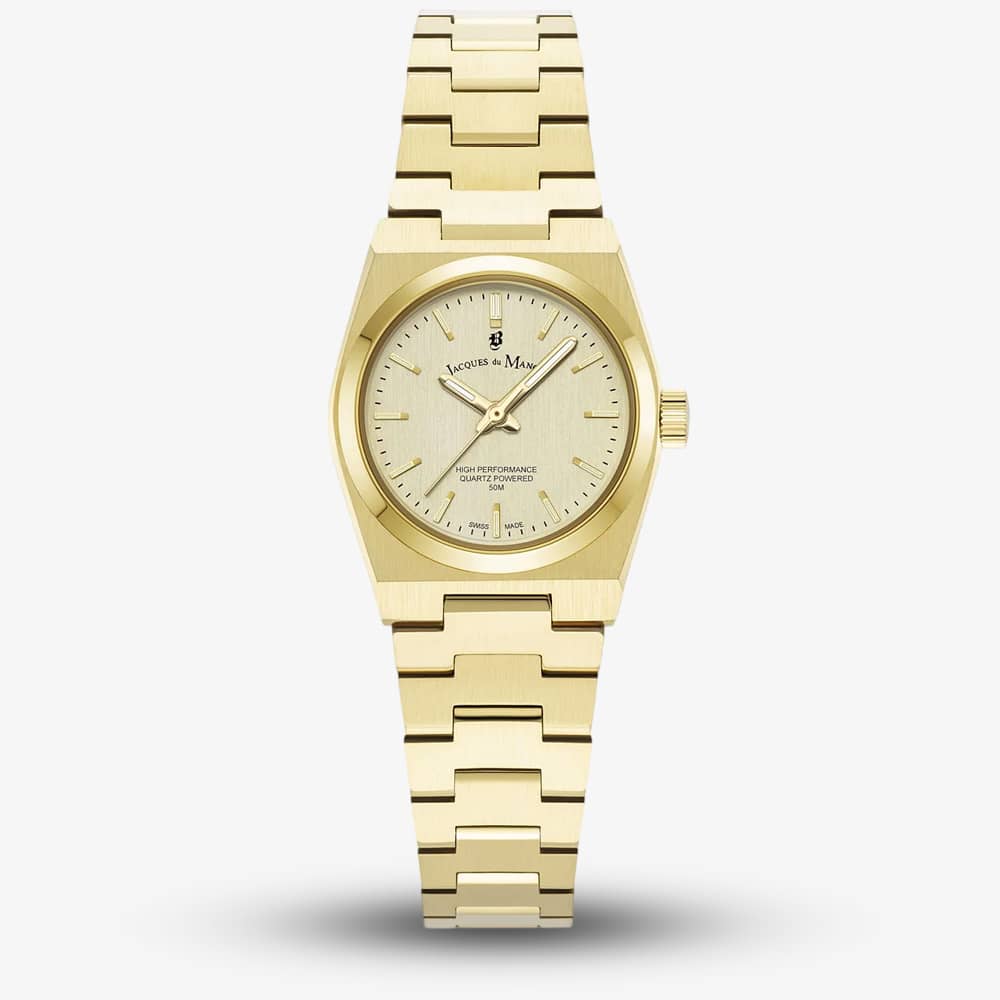 Jacques du Manoir Ladies Horizon Gold Dial Bracelet Watch JWL05604