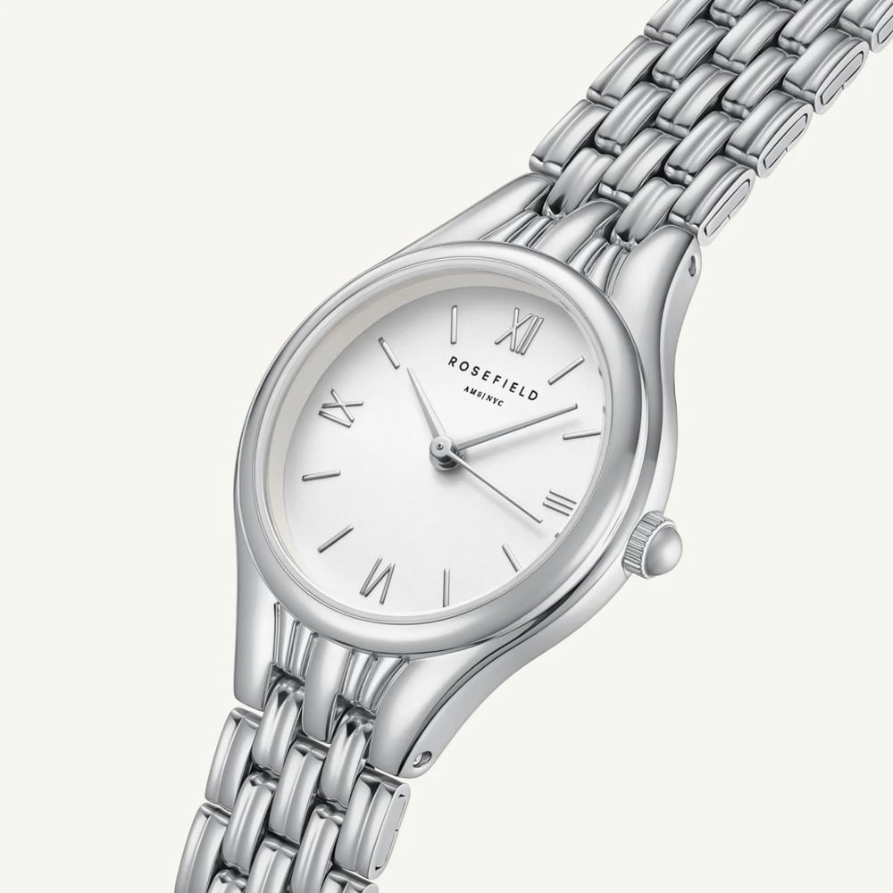ROSEFIELD Ladies Muse White Dial Bracelet Watch MUWSSS-MU02