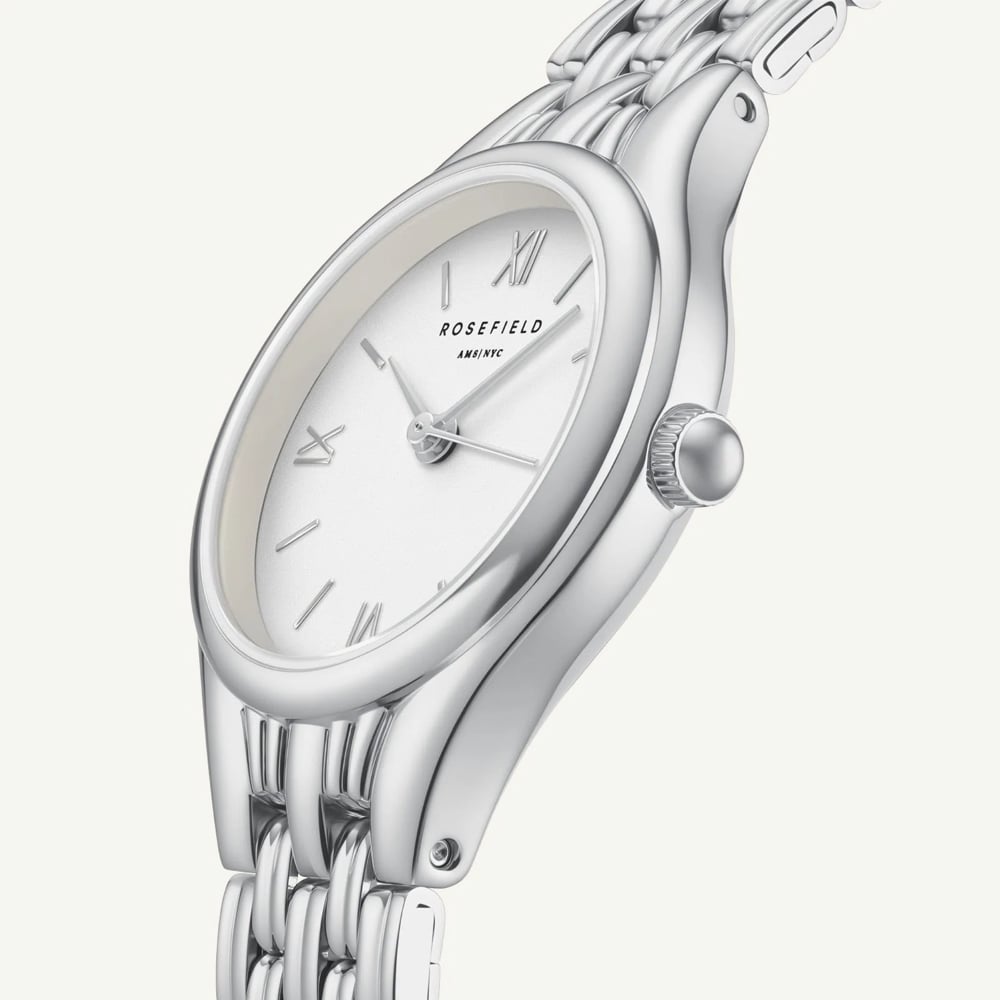 ROSEFIELD Ladies Muse White Dial Bracelet Watch MUWSSS-MU02