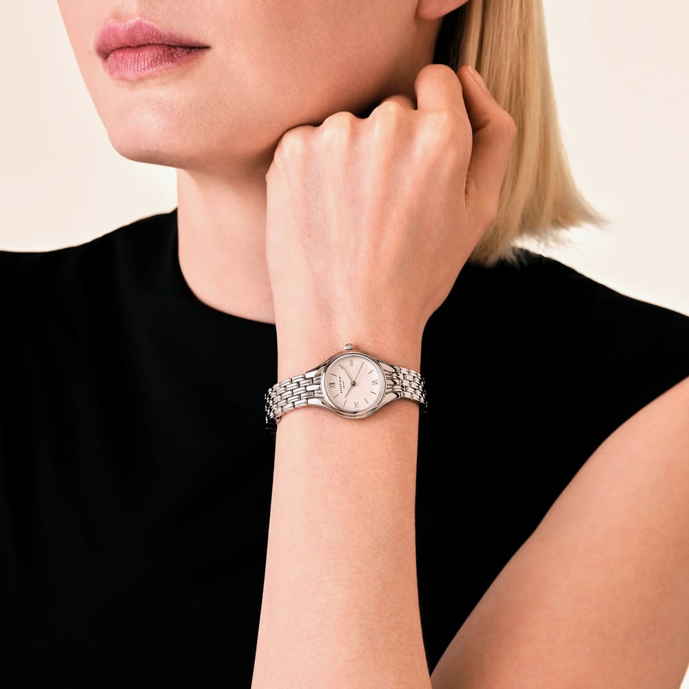 ROSEFIELD Ladies Muse White Dial Bracelet Watch MUWSSS-MU02