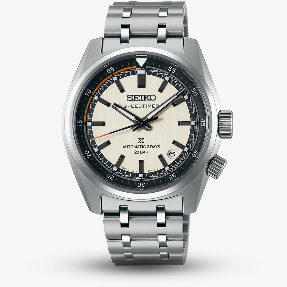 Click to view product details and reviews for Seiko Mens Prospex Speedtimer 6r Compact Countdown Grey Watch Spb513j1.