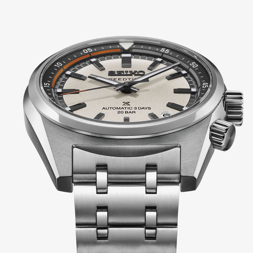 Seiko Mens Prospex Speedtimer 6R Compact Countdown Grey Watch SPB513J1
