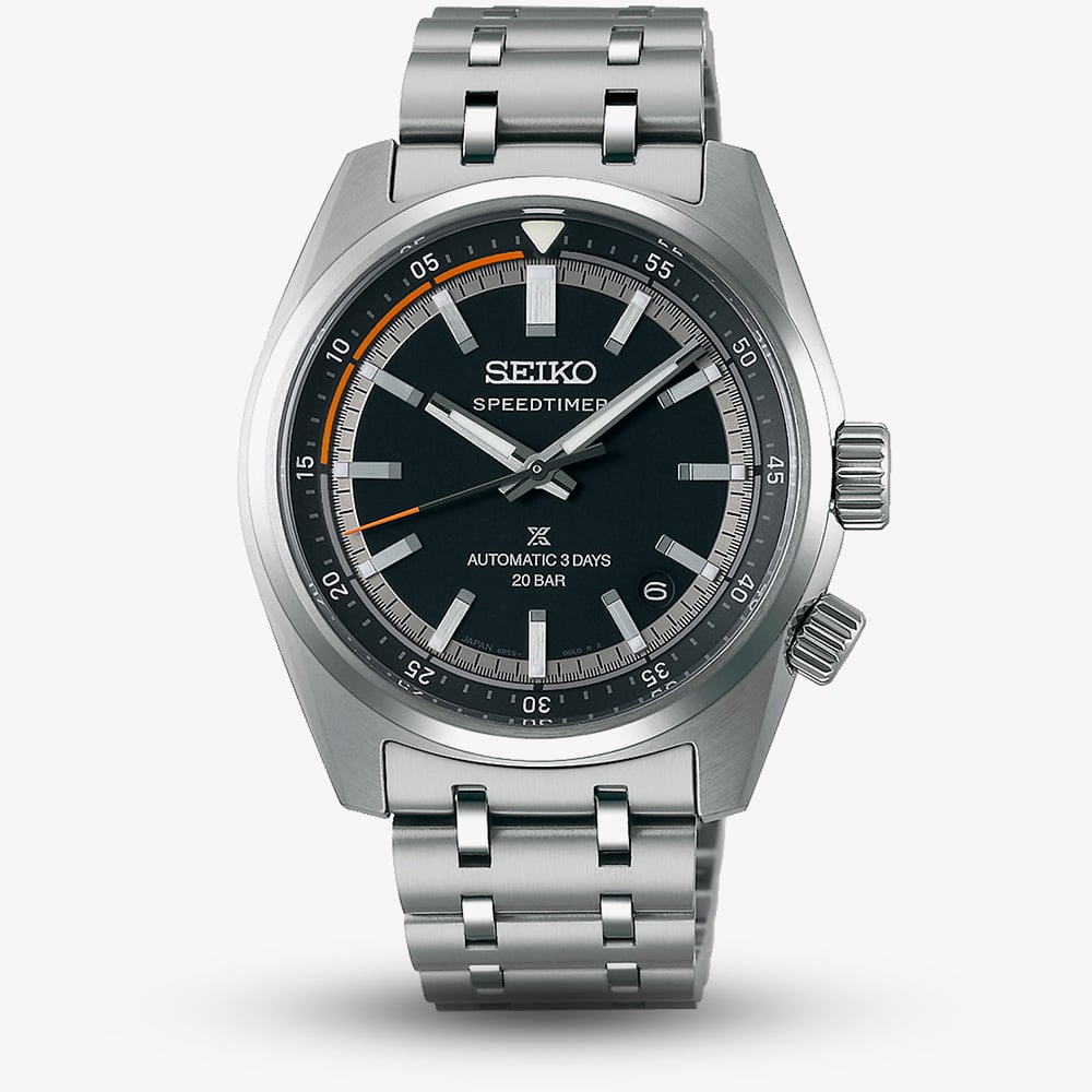 Click to view product details and reviews for Seiko Mens Prospex Speedtimer 6r Compact Countdown Black Watch Spb515j1.