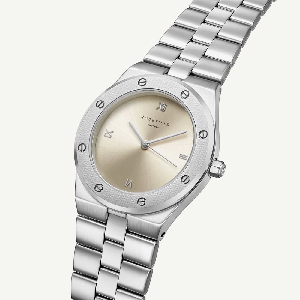 ROSEFIELD Ladies Rose Champagne Dial Bracelet Watch SPCSSS-SP03