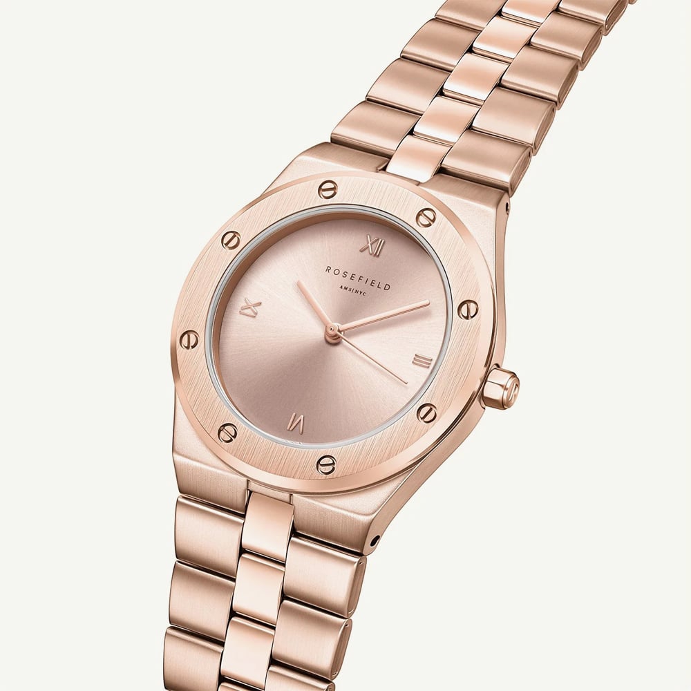 ROSEFIELD Ladies Rose Rose Gold Dial Bracelet Watch SPSRSR-SP04