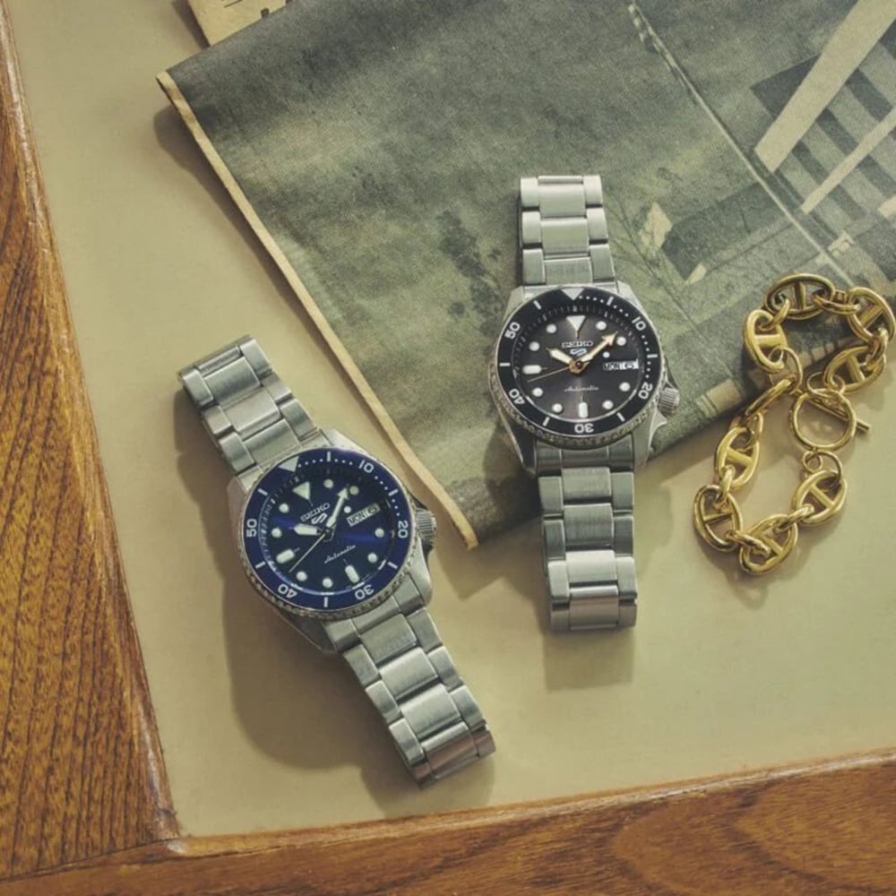 Seiko Unisex 5 Sports SKX New Colour Collection Street Stonewash Watch SRPL79K1