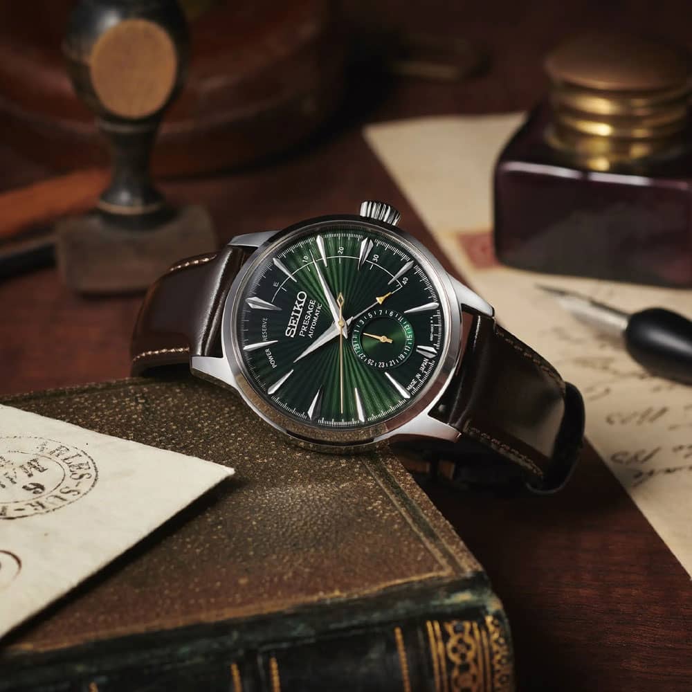 Seiko Mens Automatic Presage Cocktail Midnight Mockingbird Watch SSA459J1