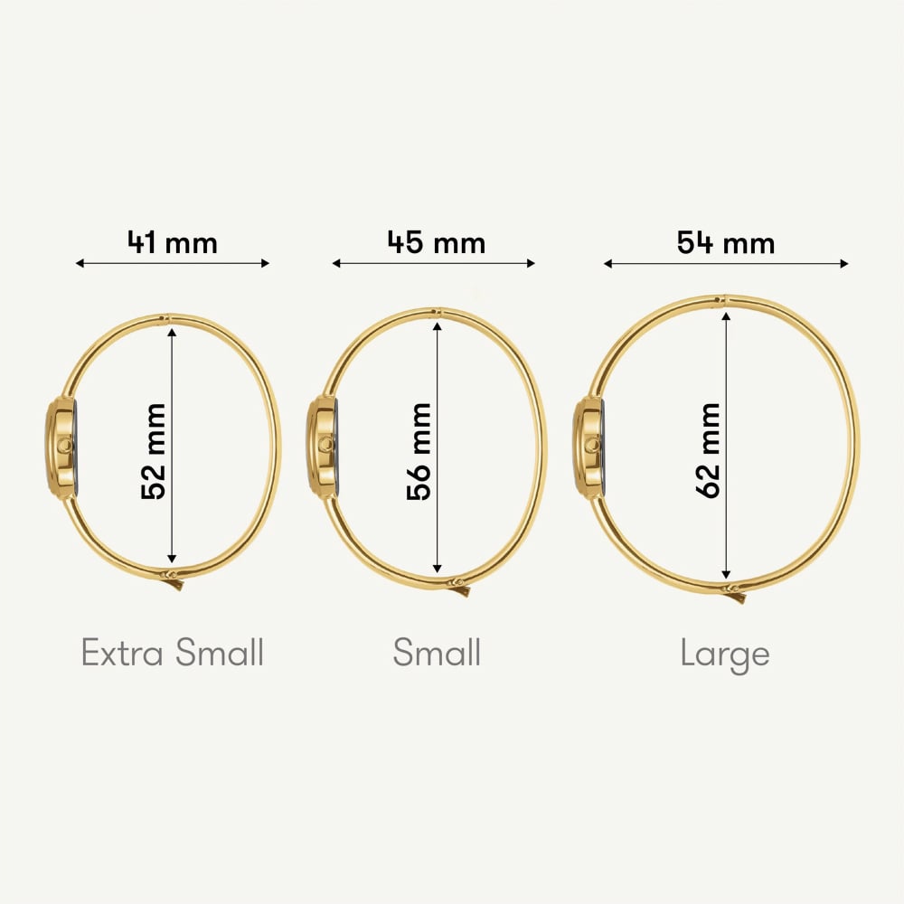 ROSEFIELD Ladies Studio Bangle S White Mother of Pearl Dial Rose Gold Bangle Bracelet Watch STWRSR-ST08