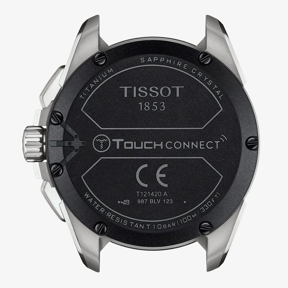 Tissot Mens T-Touch Connect Solar Black Bracelet Smartwatch T121.420.44.051.00