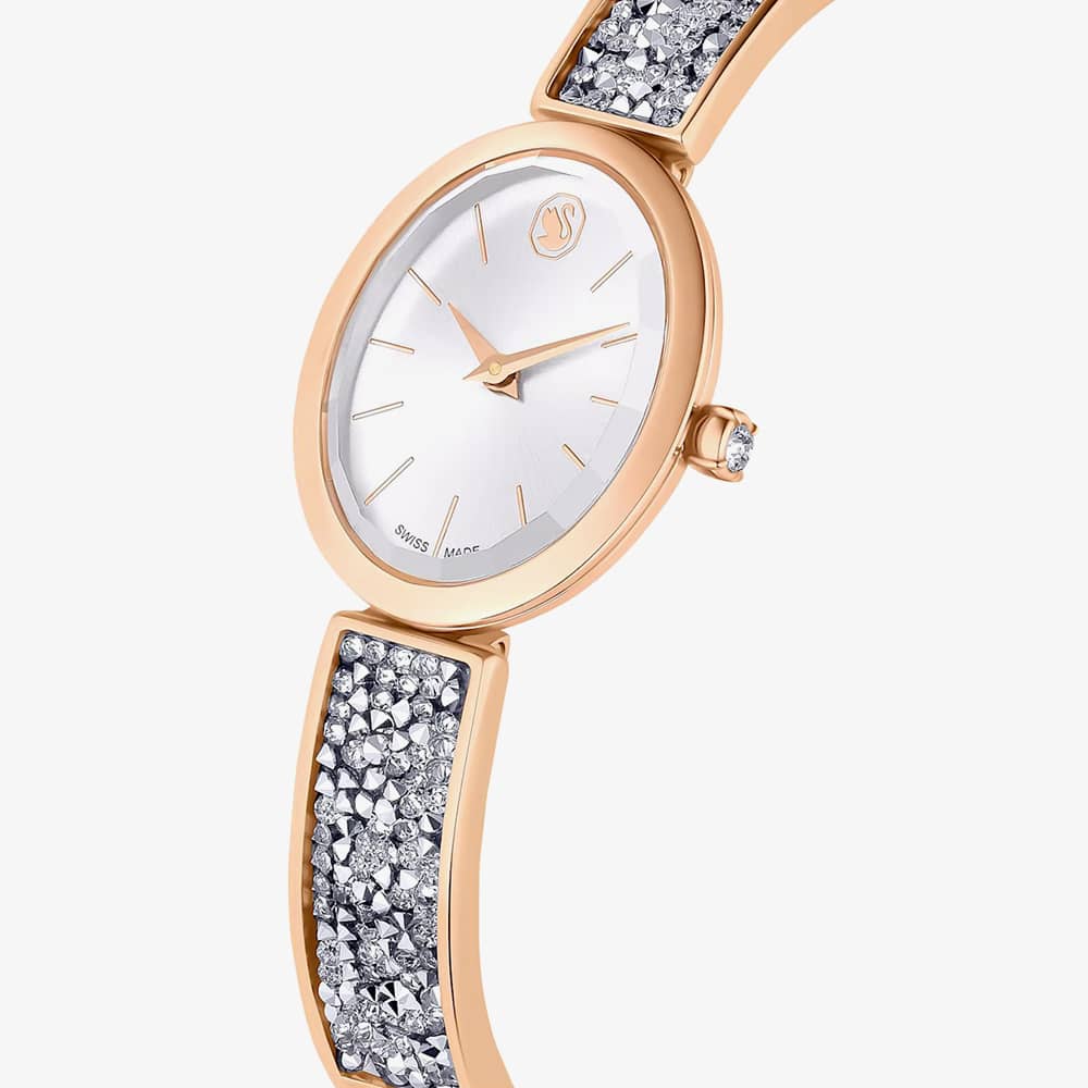 Swarovski Ladies Crystal Rock Oval Watch 5656851